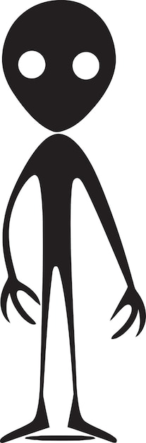 Diseño de logotipo monocromático de Doodle Dynamics con Stickman Lápiz juguetón caprichoso Stickman negro elegante