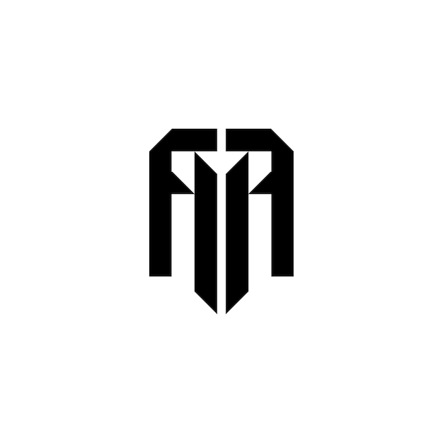 El diseño del logotipo del monograma AA, la letra, el texto, el nombre, el símbolo, el logotipo monocromático, el carácter alfabético, el logo simple.