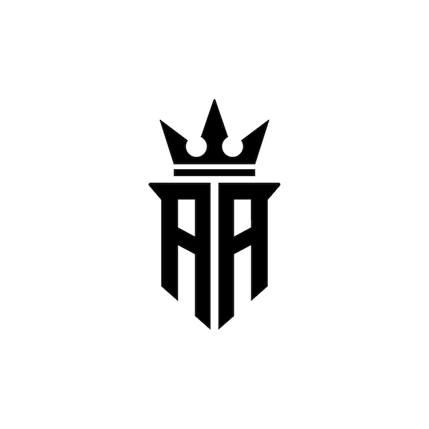 El diseño del logotipo del monograma AA, la letra, el texto, el nombre, el símbolo, el logotipo monocromático, el carácter alfabético, el logo simple.