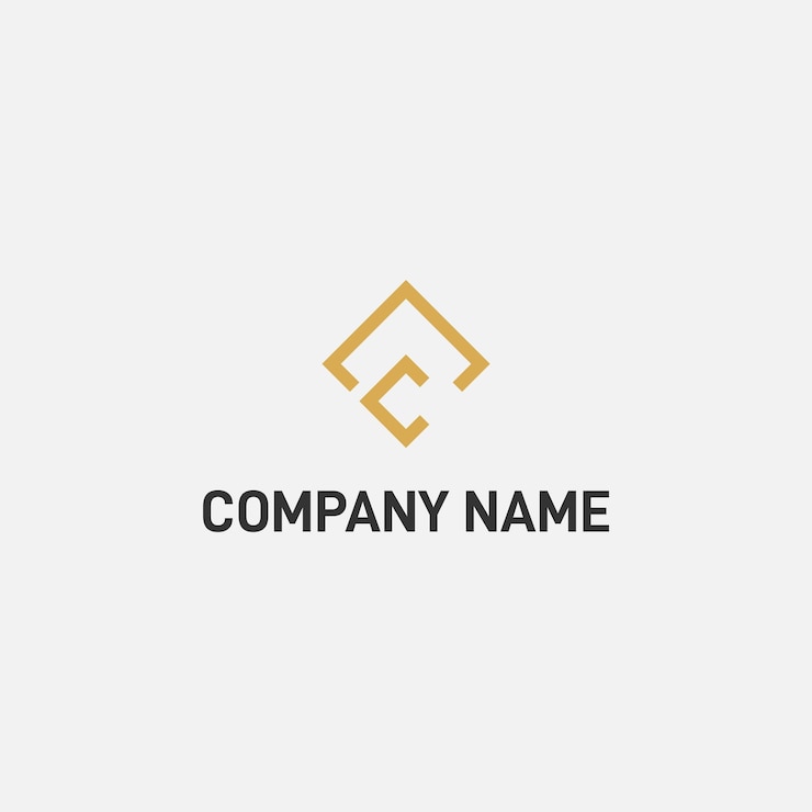 Diseño de logotipo de monograma AC moderno