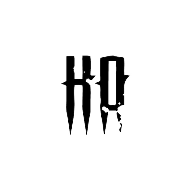 Diseño de logotipo de monograma en alta definición, letra, texto, nombre, símbolo, logotipo monocromático, carácter alfabético, logotipo simple
