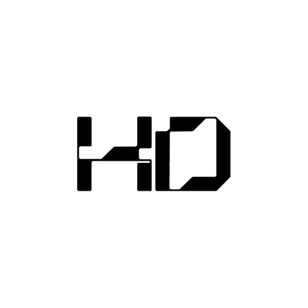 Diseño de logotipo de monograma en alta definición, letra, texto, nombre, símbolo, logotipo monocromático, carácter alfabético, logotipo simple