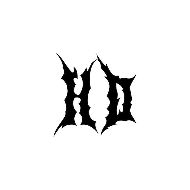 Diseño de logotipo de monograma en alta definición, letra, texto, nombre, símbolo, logotipo monocromático, carácter alfabético, logotipo simple