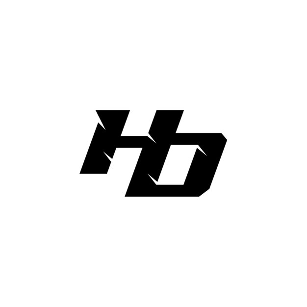 Diseño de logotipo de monograma en alta definición, letra, texto, nombre, símbolo, logotipo monocromático, carácter alfabético, logotipo simple