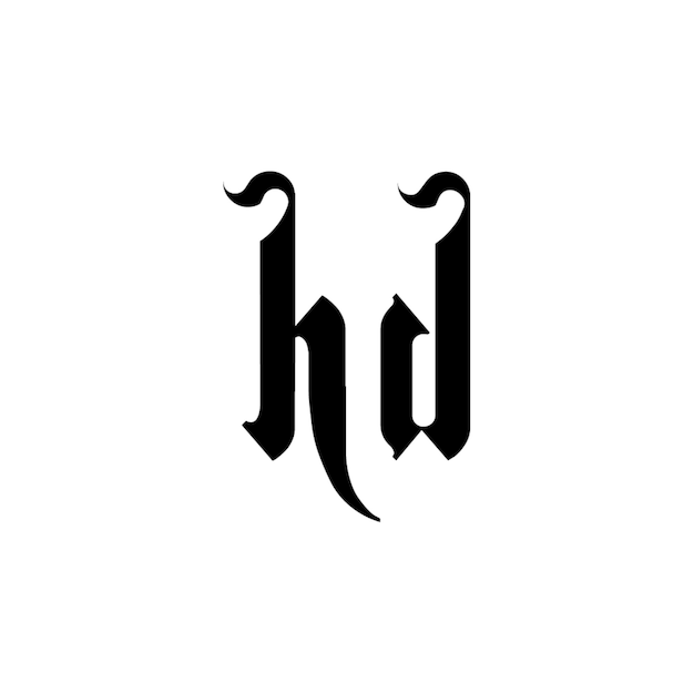 Diseño de logotipo de monograma en alta definición, letra, texto, nombre, símbolo, logotipo monocromático, carácter alfabético, logotipo simple