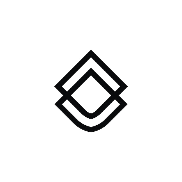 diseño de logotipo de monograma para arte y diseño