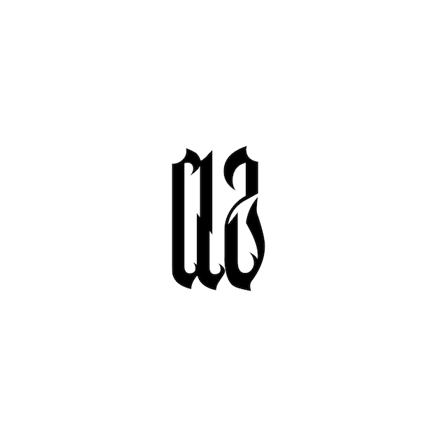 El diseño del logotipo del monograma AZ, la letra, el texto, el nombre, el símbolo, el logotipo monocromático, el carácter alfabético, el logo simple.