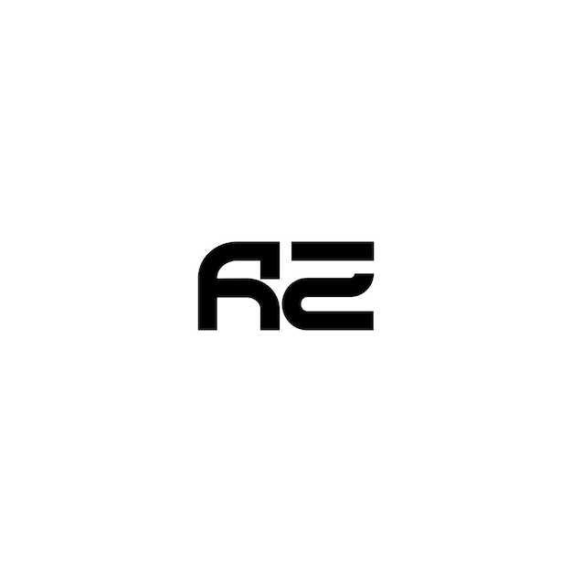 El diseño del logotipo del monograma AZ, la letra, el texto, el nombre, el símbolo, el logotipo monocromático, el carácter alfabético, el logo simple.