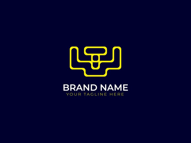 Vector diseño del logotipo del monograma comercial del símbolo