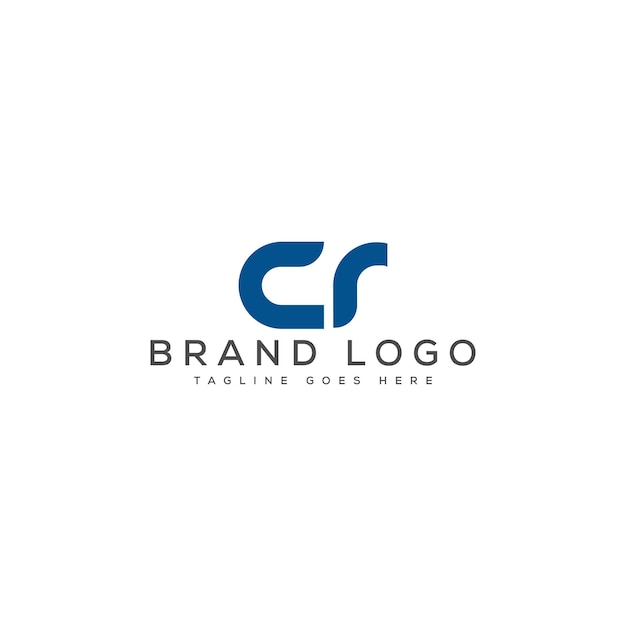 Diseño del logotipo del monograma CR