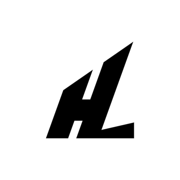 Diseño del logotipo del monograma HL