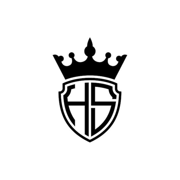 El diseño del logotipo del monograma HS, la letra, el texto, el nombre, el símbolo, el logotipo monocromático, el carácter alfabético, el logo simple.