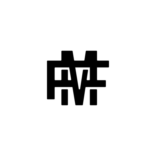 Diseño del logotipo del monograma letra nombre de texto símbolo logotipo monocromático carácter alfabético logotipo simple