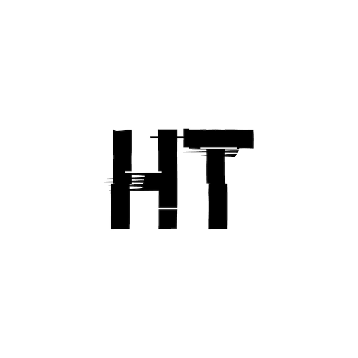 Vector el diseño del logotipo del monograma letra nombre de texto símbolo monocromático logotipo carácter alfabético logotipo simple
