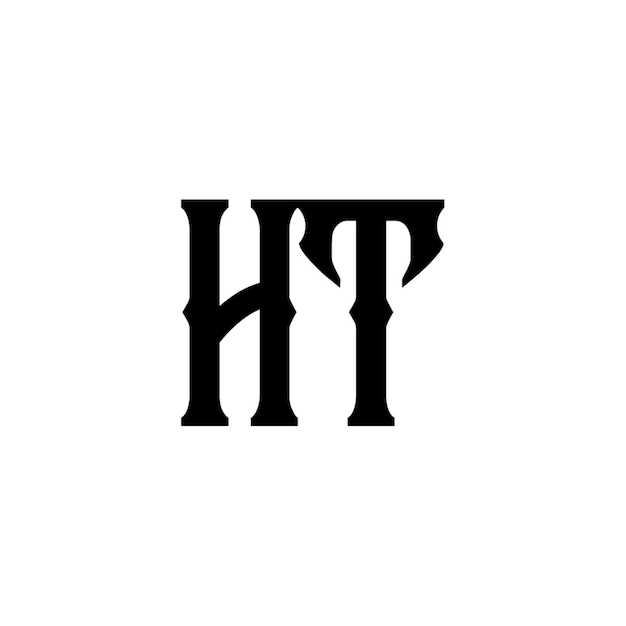 El diseño del logotipo del monograma letra nombre de texto símbolo monocromático logotipo carácter alfabético logotipo simple