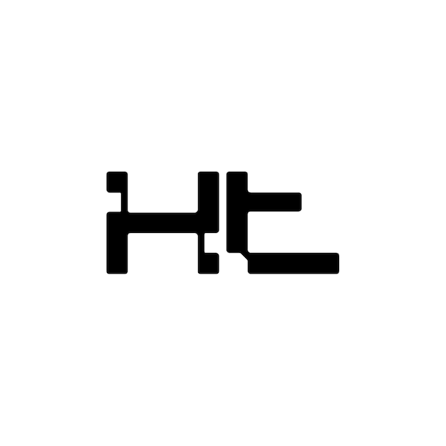El diseño del logotipo del monograma letra nombre de texto símbolo monocromático logotipo carácter alfabético logotipo simple