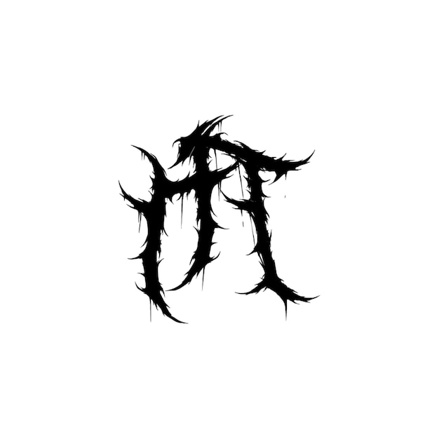 El diseño del logotipo del monograma letra nombre de texto símbolo monocromático logotipo carácter alfabético logotipo simple