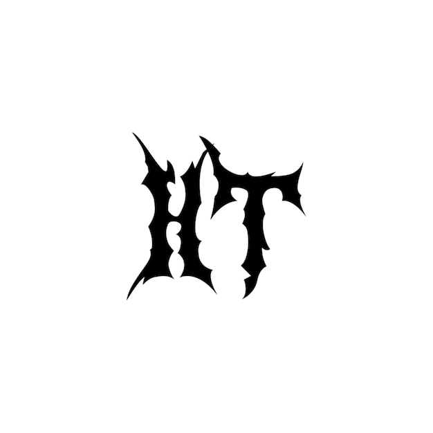 El diseño del logotipo del monograma letra nombre de texto símbolo monocromático logotipo carácter alfabético logotipo simple