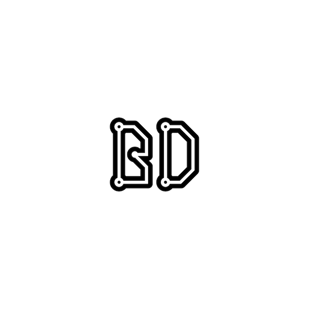 Diseño del logotipo de monograma letra nombre de texto símbolo monocromático logotipo carácter alfabético logotipo simple