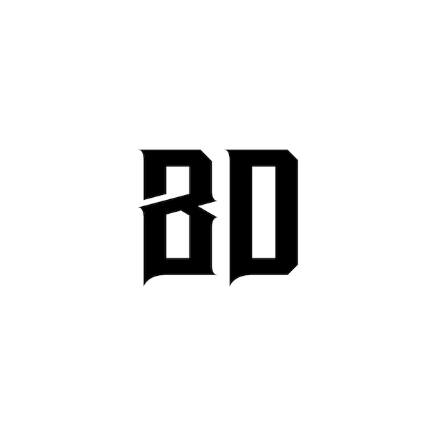 Diseño del logotipo de monograma letra nombre de texto símbolo monocromático logotipo carácter alfabético logotipo simple