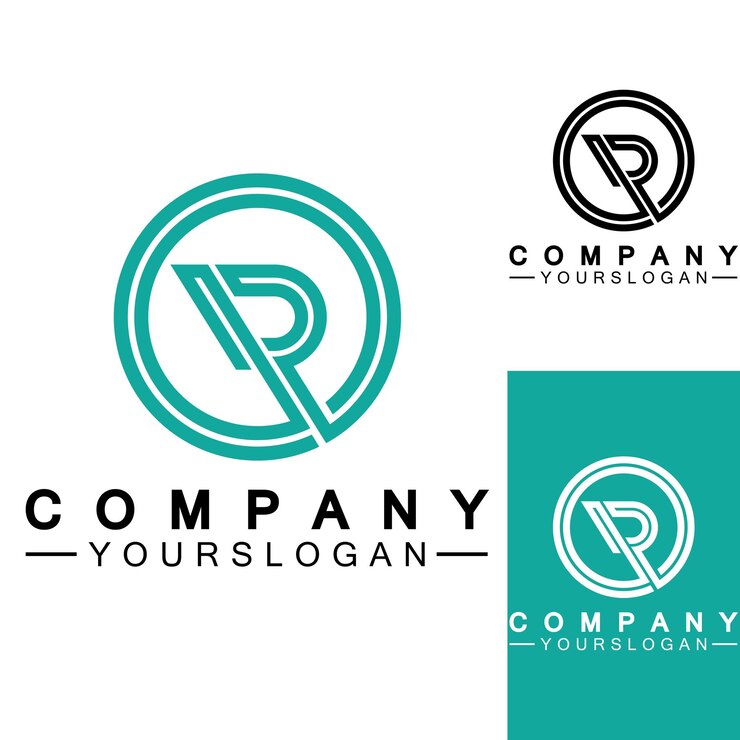 Vector diseño de logotipo de monograma de letra r diseños de logotipos de identidad de marca plantilla de ilustración vectorial