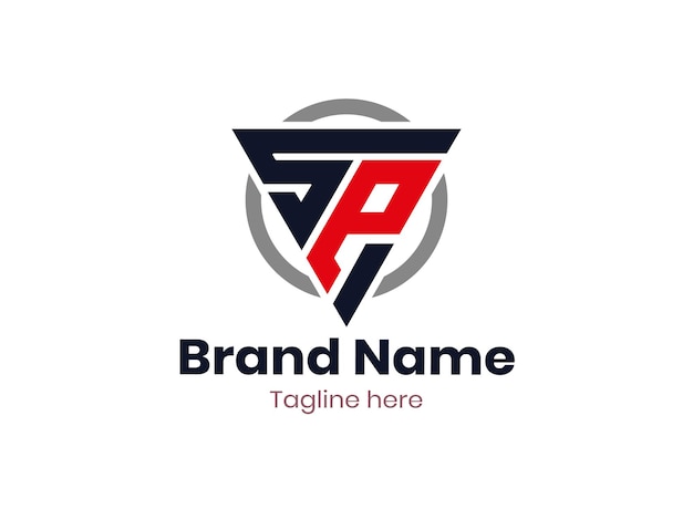 Diseño del logotipo del monograma de la letra vectorial SP Diseños del logotipo vectorial PS Logotipo SP