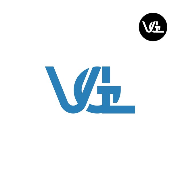 Diseño de logotipo monograma letra VGL