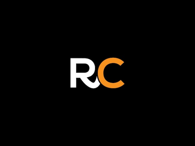 Diseño del logotipo del monograma RC