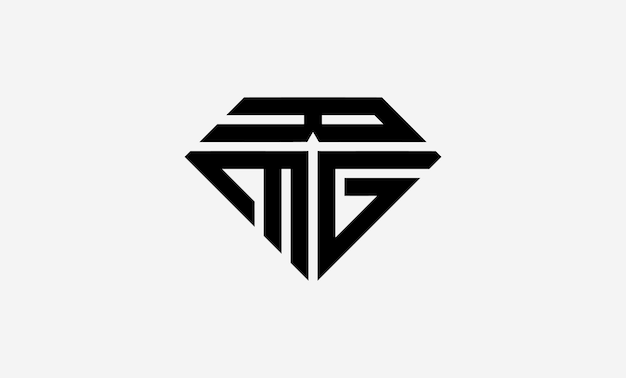 diseño de logotipo de monograma rmg