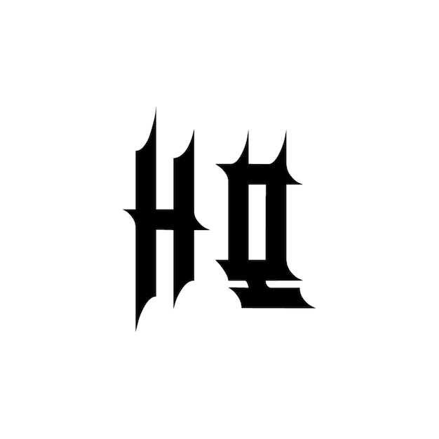 Diseño del logotipo del monograma de la sede, letra, texto, nombre, símbolo, logotipo monocromático, carácter alfabético, logotipo simple