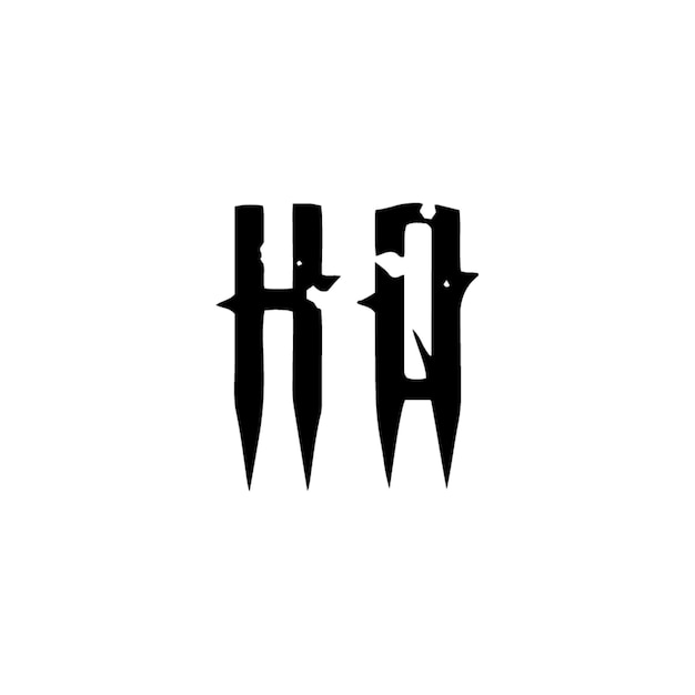 Diseño del logotipo del monograma de la sede, letra, texto, nombre, símbolo, logotipo monocromático, carácter alfabético, logotipo simple