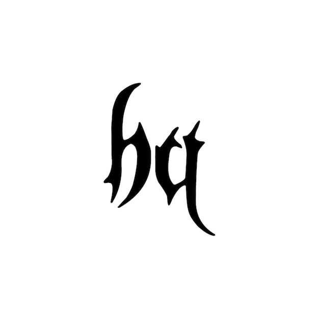 Diseño del logotipo del monograma de la sede, letra, texto, nombre, símbolo, logotipo monocromático, carácter alfabético, logotipo simple