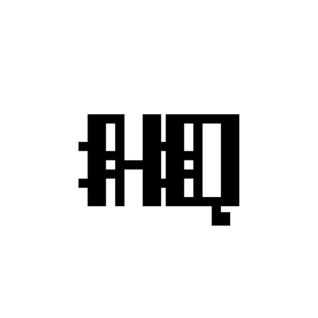 Diseño del logotipo del monograma de la sede, letra, texto, nombre, símbolo, logotipo monocromático, carácter alfabético, logotipo simple