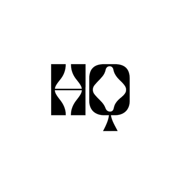 Diseño del logotipo del monograma de la sede, letra, texto, nombre, símbolo, logotipo monocromático, carácter alfabético, logotipo simple