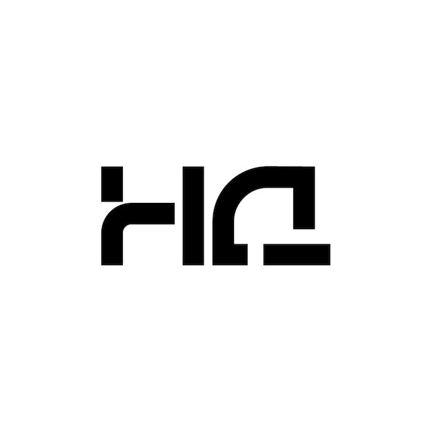 Diseño del logotipo del monograma de la sede, letra, texto, nombre, símbolo, logotipo monocromático, carácter alfabético, logotipo simple