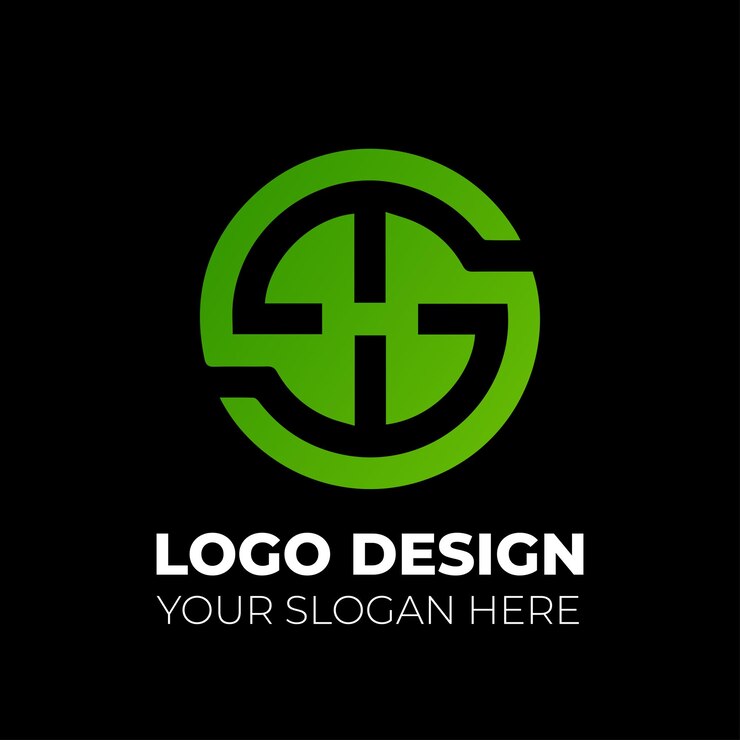 Vector diseño de logotipo de monograma simple moderno