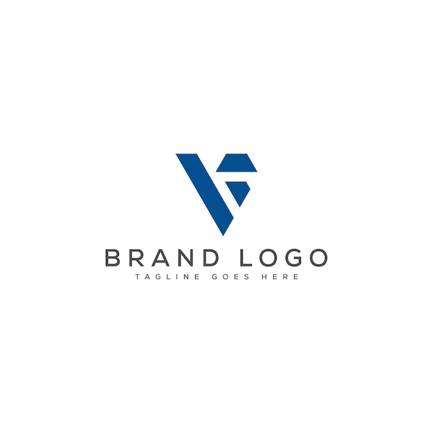Diseño del logotipo del monograma VF