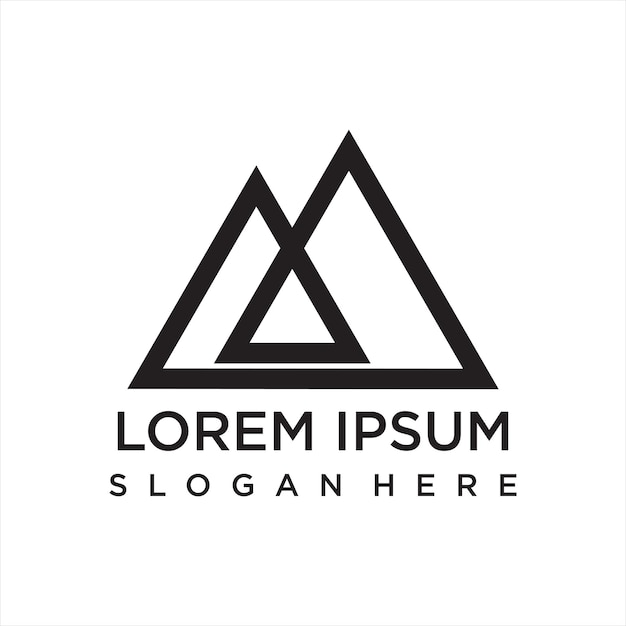 diseño de logotipo de montaña inspiración ideas minimalistas concepto moderno