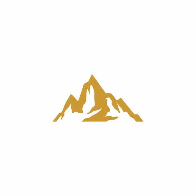 diseño de logotipo de montaña, logotipo de vistas a la montaña