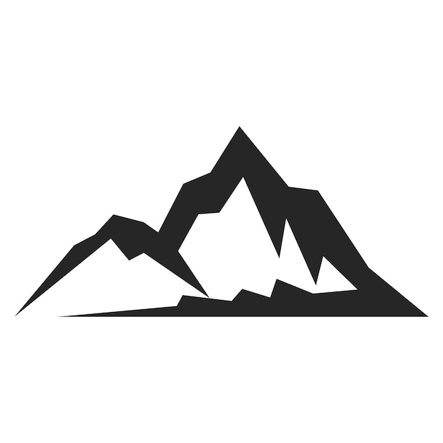 diseño de logotipo de montaña simple
