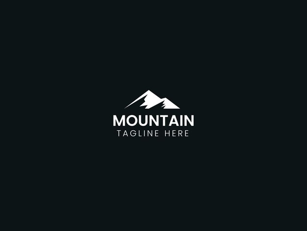 Diseño de logotipo de montaña