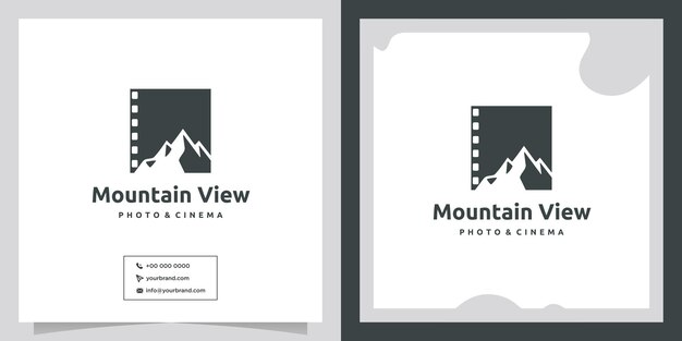 Diseño de logotipo de Mountain View Cinema and Movie