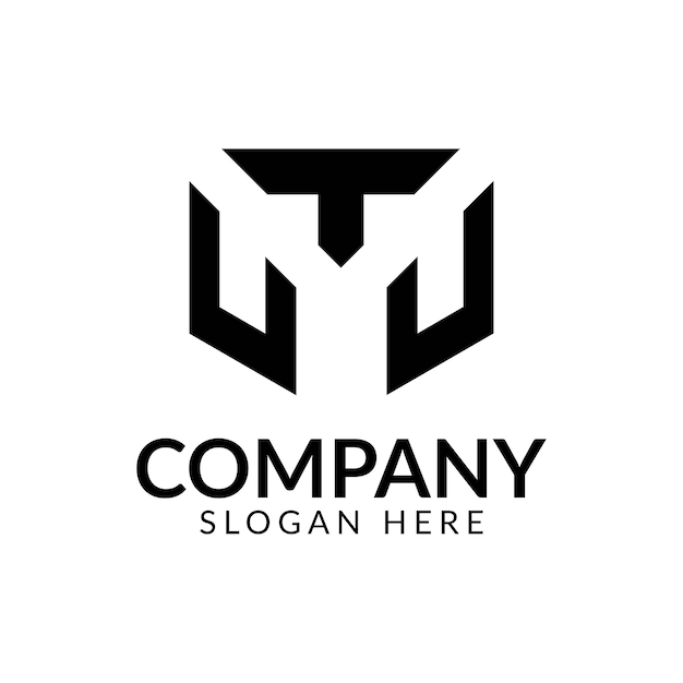 Diseño de logotipo MT TM de letra de moda profesional creativo