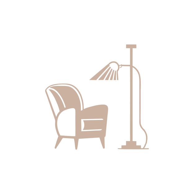diseño de logotipo de muebles de sofá inspiración para diseños de sofá para el hogar minimalista