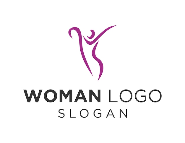 Diseño de logotipo de mujer