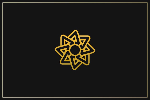 Diseño de logotipo multimedia digital minimalista y abstracto