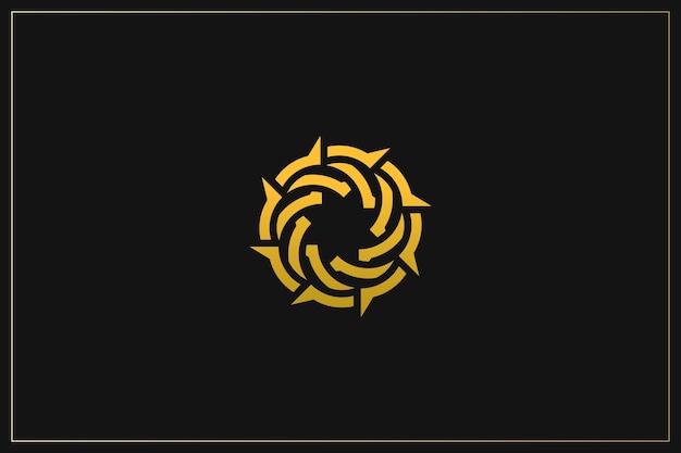 Diseño de logotipo multimedia digital minimalista y abstracto