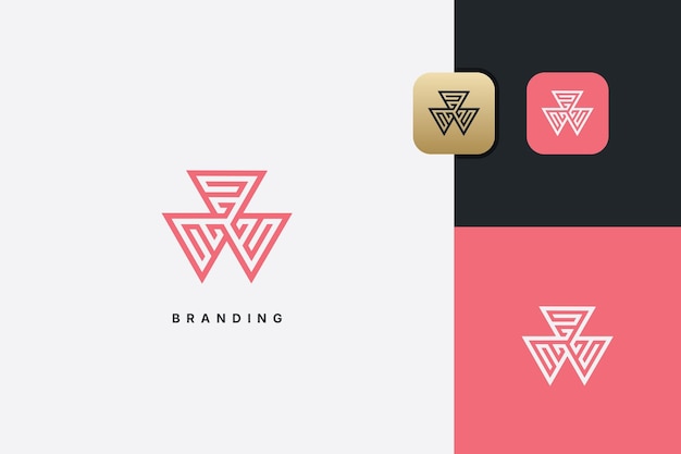 Diseño de logotipo multimedia digital minimalista abstracto