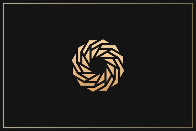 Diseño de logotipo multimedia digital minimalista y abstracto