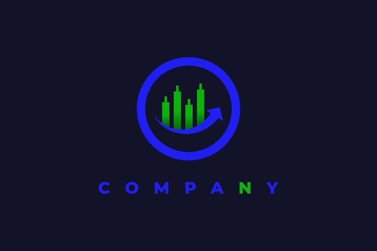 Vector diseño del logotipo del mundo comercial moderno